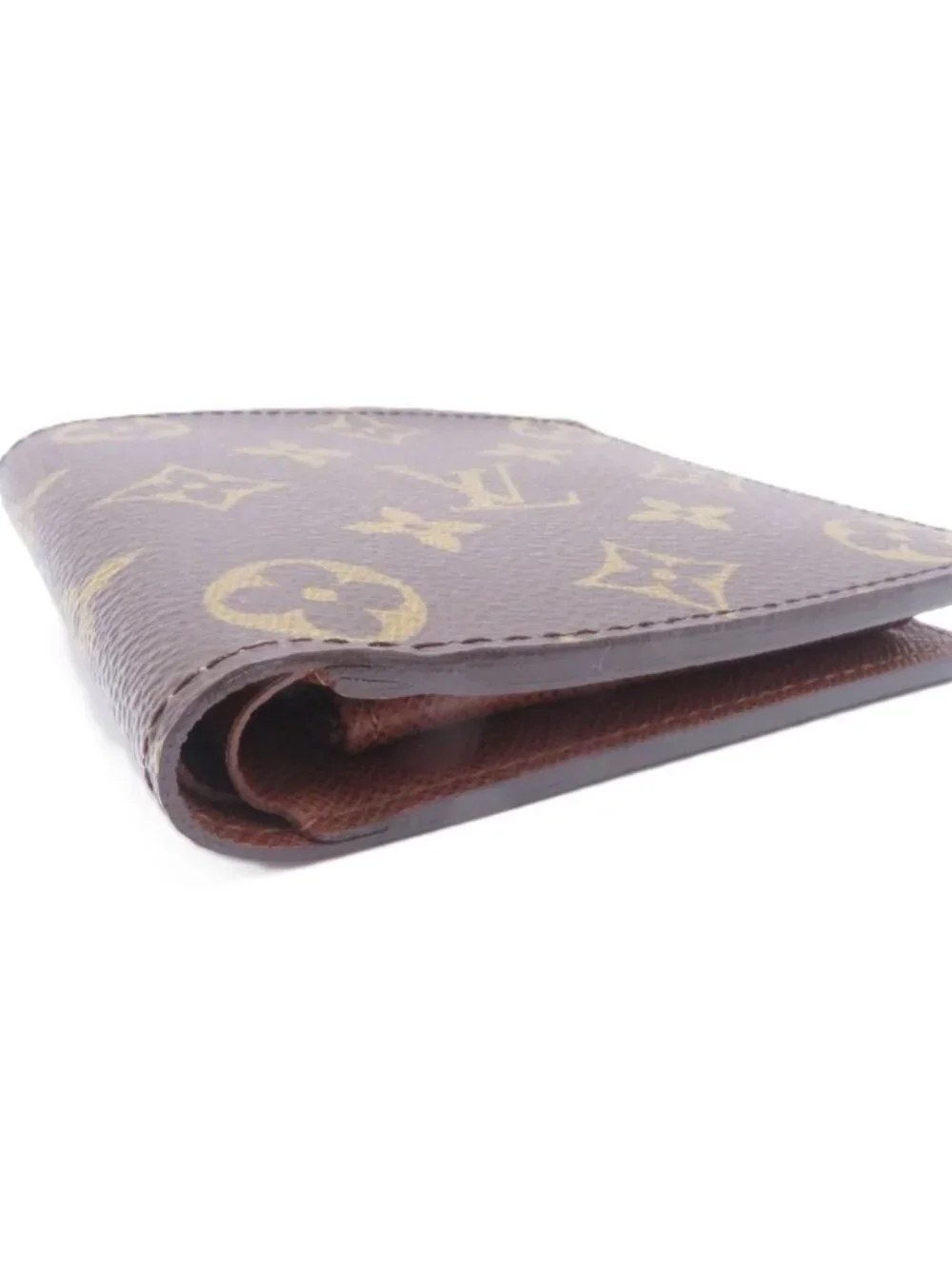 Louis Vuitton Portefeuille Cartes Credit Monet Monogram Bifold Wallet Canvas